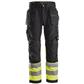 SNICKERS 6233 ALLROUNDWORK HIGH-VIS WORK TROUSERS+ WITH HOLS