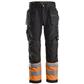 SNICKERS 6233 ALLROUNDWORK HIGH-VIS WORK TROUSERS+ WITH HOLS