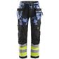 SNICKERS 6931 FLEXIWORK HIGH-VIS WORK TROUSERS+ WITH HOLSTER